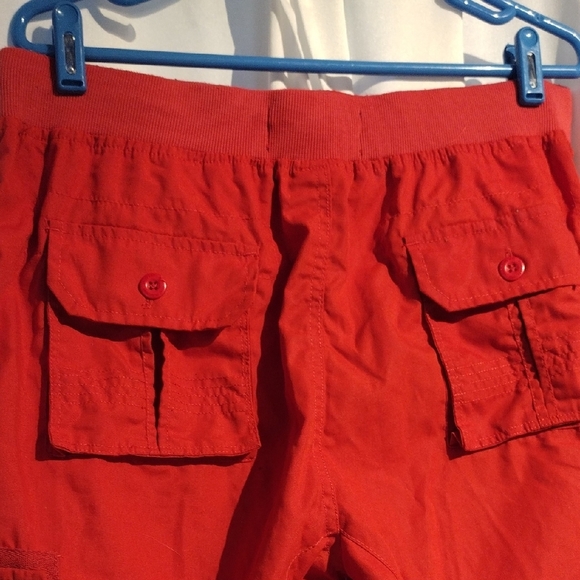 Phat Farm Red Cargo Shorts for Men - Picture 10 of 15